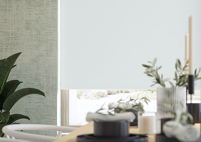 Trinity (FR Blackout), Milk White - Twist&Fit Roller Blind - Image 5